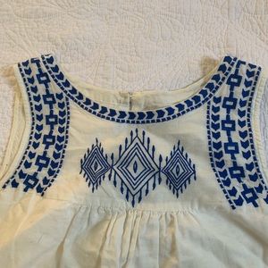 J. Crew Factory Embroidered Shift Dress